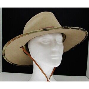 Vintage Resistol Wool Cowboy Hat Men’s Medium Duck Commander  Real Tree